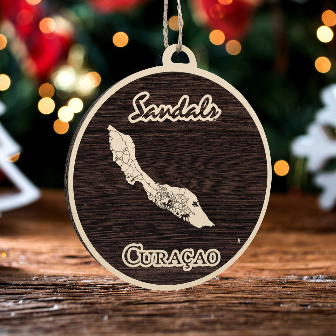 FP0699 - Sandals Curacao Engraved Ornament (Bronze)