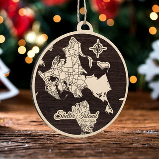 FP0200 - Shelter Island, NY Engraved Ornament (Standard)