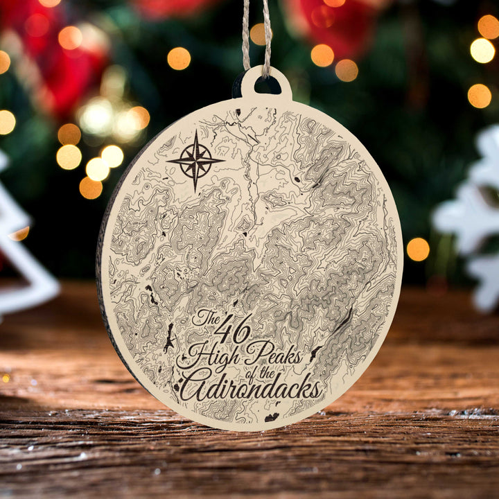 FP1112 - 46er's Adirondack Engraved Ornament (Silver)