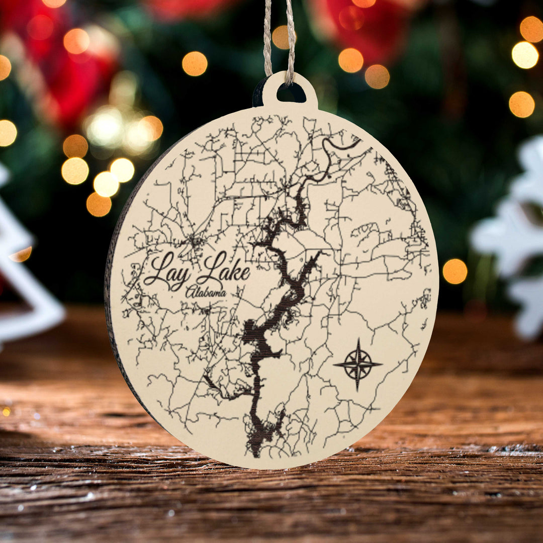 FP1533 - Lay Lake, AL Engraved Ornament (Standard)