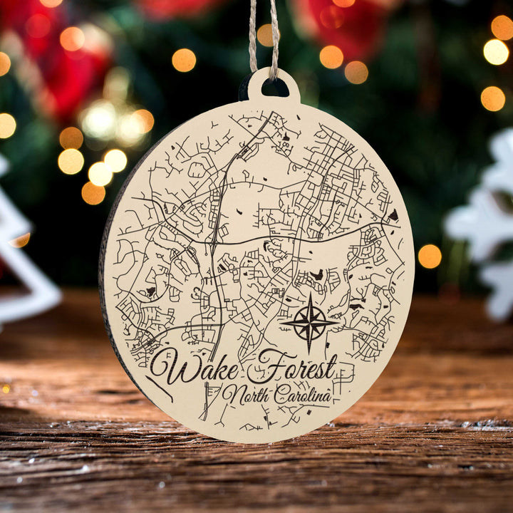 FP0849 - Wake Forest, NC Engraved Ornament (Standard)
