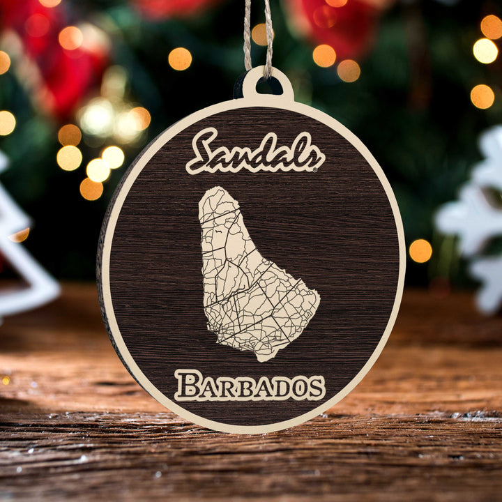 FP0699 - Sandals Barbados Engraved Ornament (Bronze)