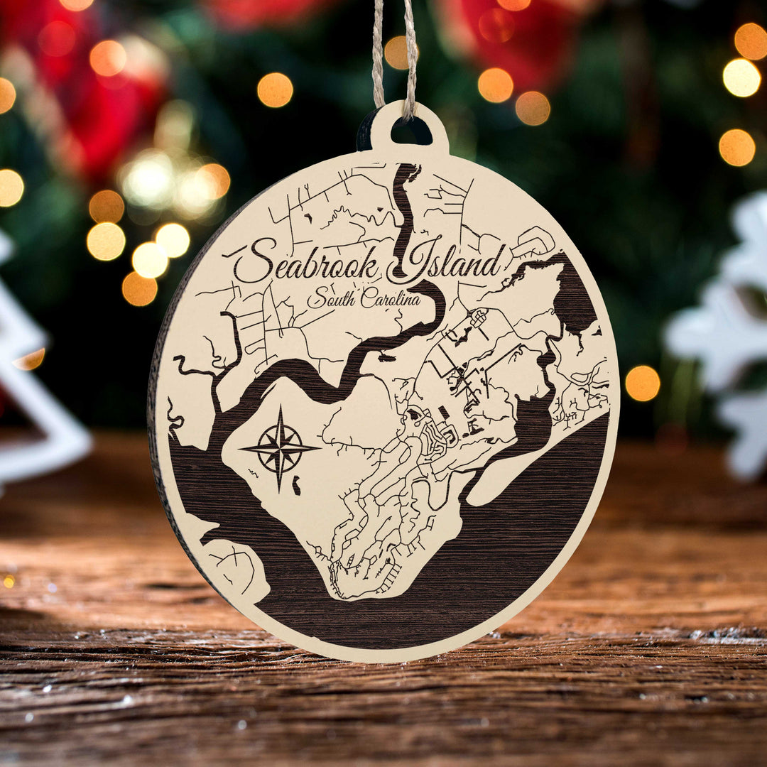 FP0736 - Seabrook Island, SC Engraved Ornament (Bronze)