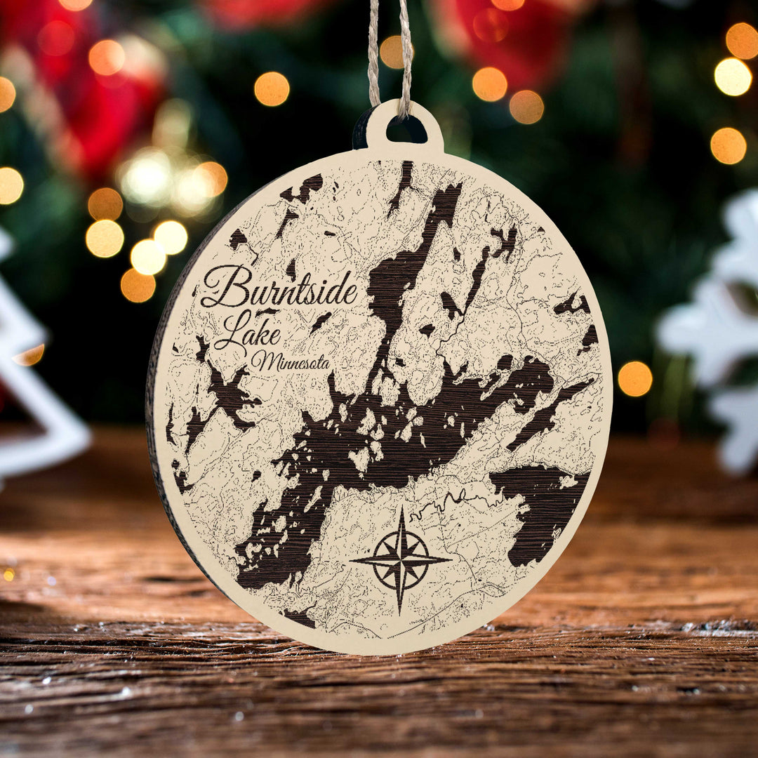 FP0932 - Burntside Lake, MN Engraved Ornament (Standard)