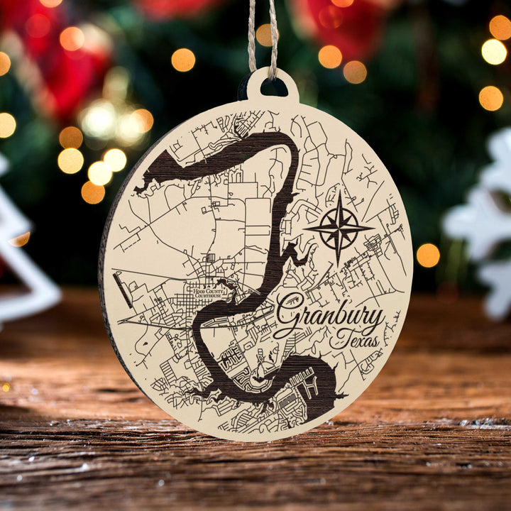 FP0701 - Granbury, TX Engraved Ornament (Standard)