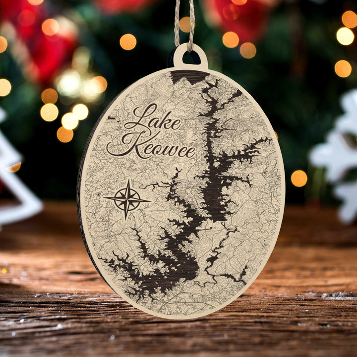 FP1023 - Lake Keowee, SC Engraved Ornament (Standard)