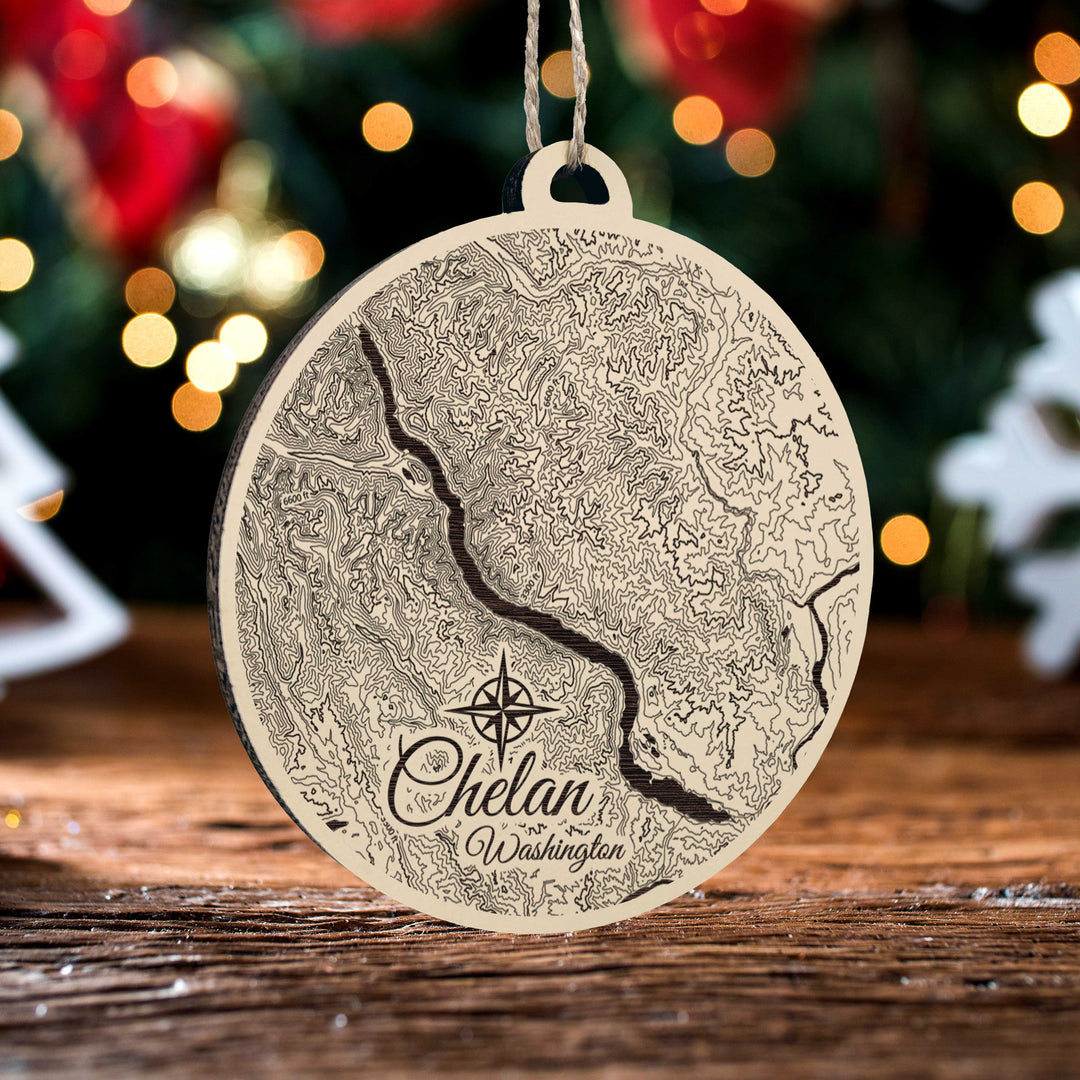 FP0884 - Chelan, WA Engraved Ornament (Standard)