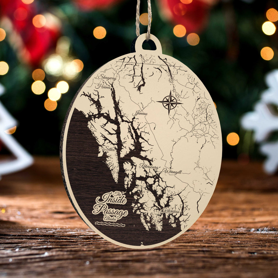 FP0706 - Inside Passage, AK Engraved Ornament (Bronze)