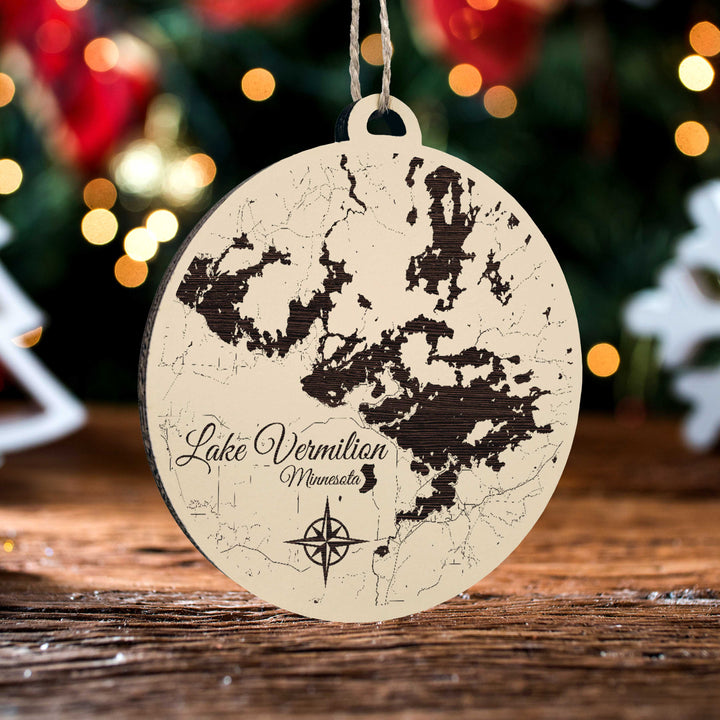 FP0932 -Lake Vermilion, MN Engraved Ornament (Standard)