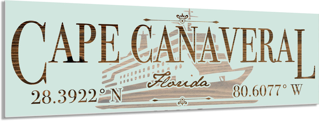 FP0025 - Cape Canaveral, FL Engraved Stick (Standard)