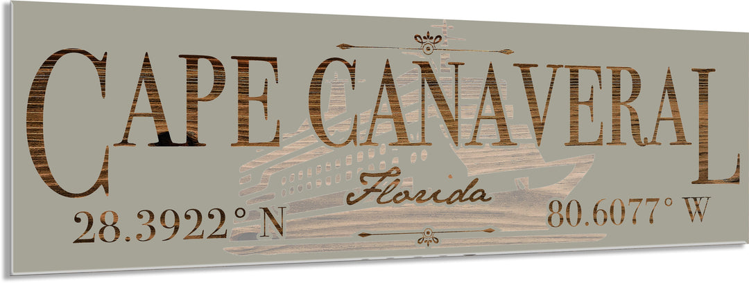 FP0025 - Cape Canaveral, FL Engraved Stick (Standard)