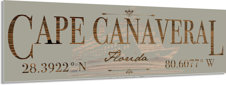 FP0025 - Cape Canaveral, FL Engraved Stick (Standard)