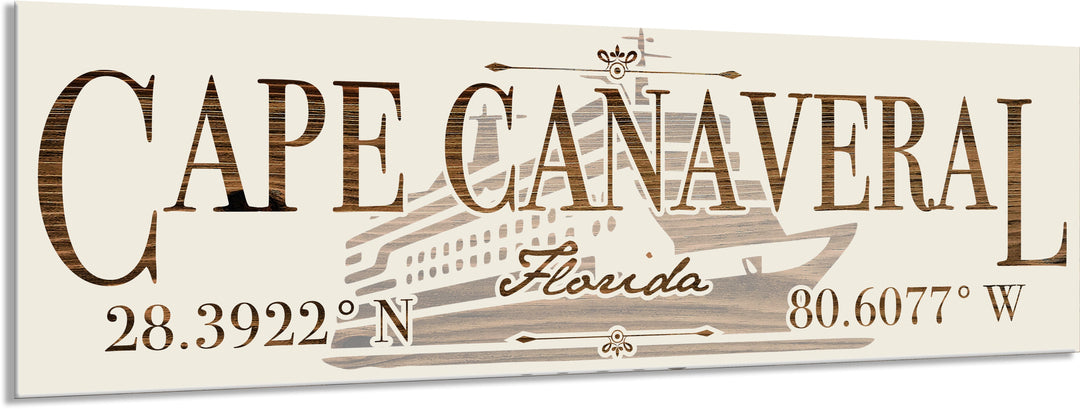 FP0025 - Cape Canaveral, FL Engraved Stick (Standard)