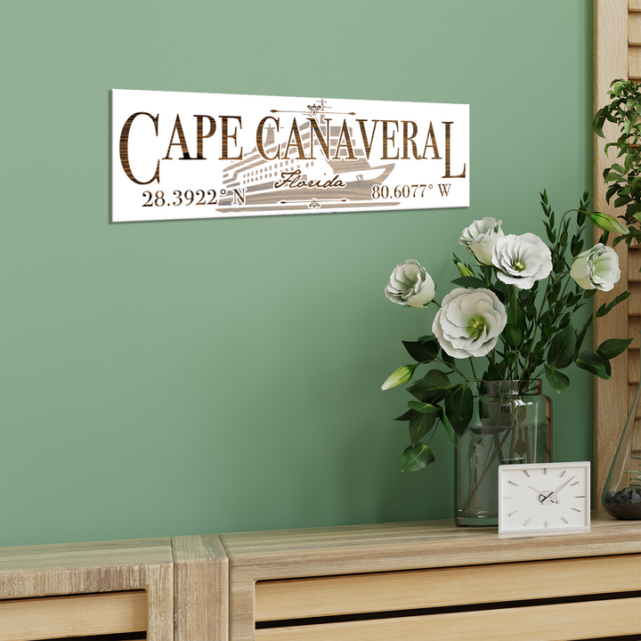 FP0025 - Cape Canaveral, FL Engraved Stick (Standard)