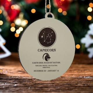 Capricorn Zodiac Ornament