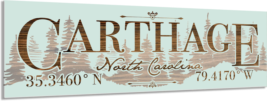 FP1449 - Carthage, NC Engraved Stick (Standard)