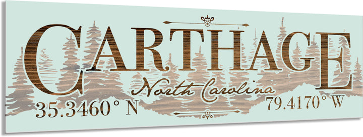 FP1449 - Carthage, NC Engraved Stick (Standard)