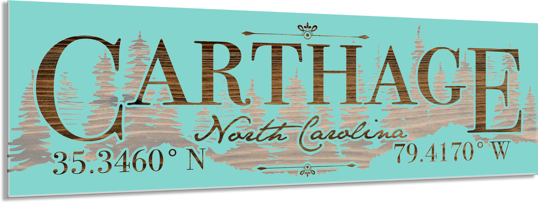 FP1449 - Carthage, NC Engraved Stick (Standard)