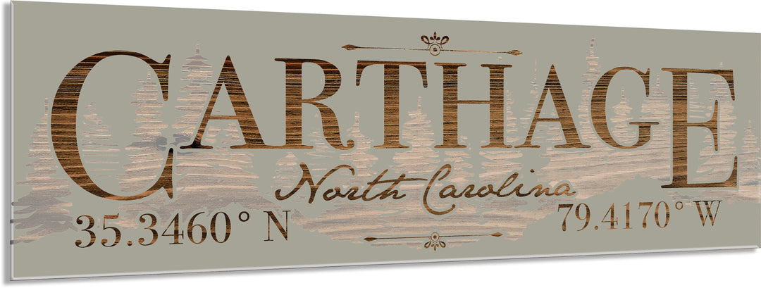 FP1449 - Carthage, NC Engraved Stick (Standard)