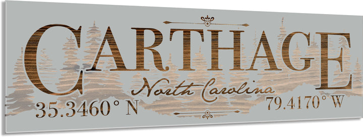 FP1449 - Carthage, NC Engraved Stick (Standard)