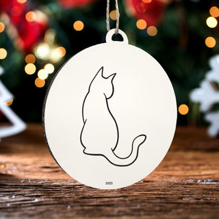 Cat Silhouette Ornament