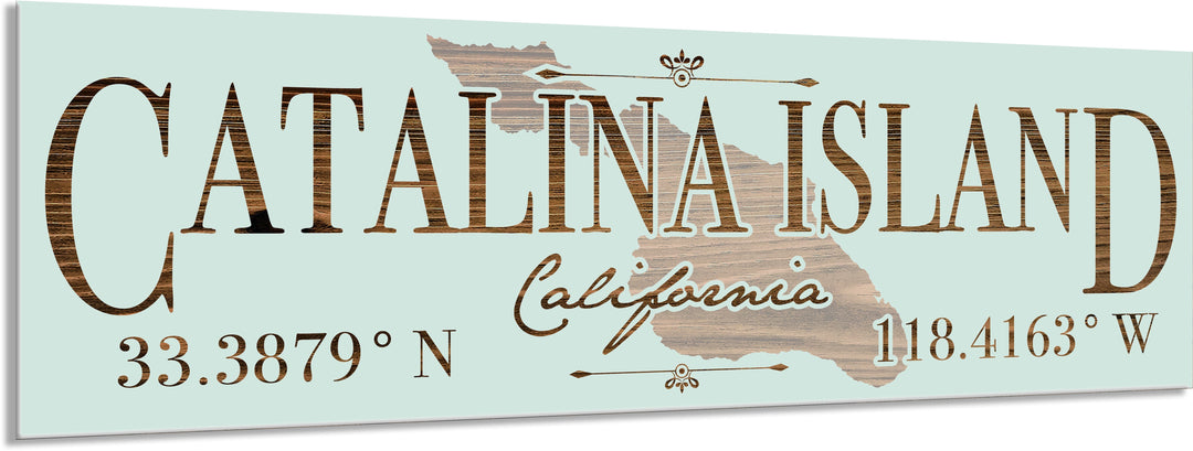 FP1654 - Catalina Island, CA Island Engraved Stick (Standard)