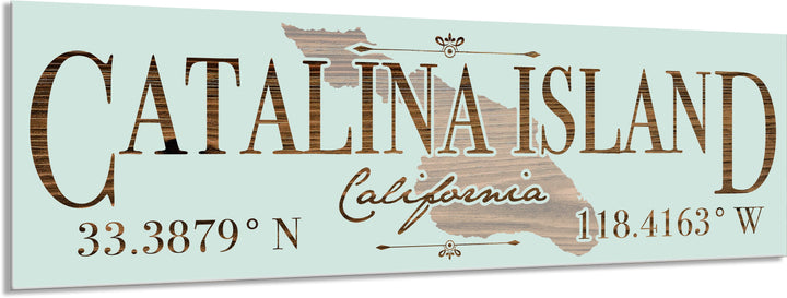 FP1654 - Catalina Island, CA Island Engraved Stick (Standard)