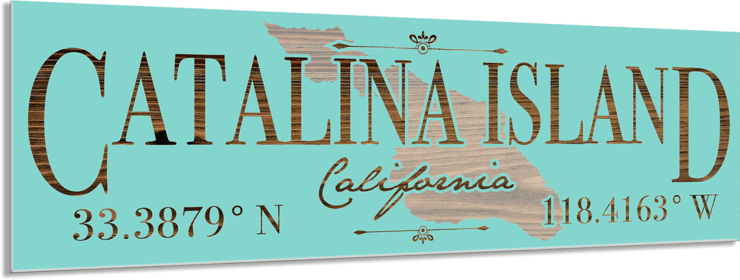 FP1654 - Catalina Island, CA Island Engraved Stick (Standard)