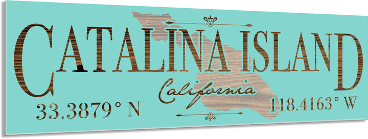 FP1654 - Catalina Island, CA Island Engraved Stick (Standard)