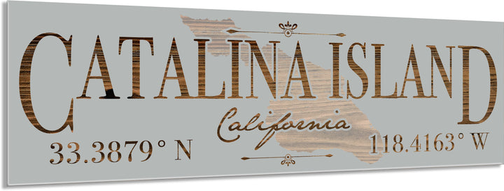 FP1654 - Catalina Island, CA Island Engraved Stick (Standard)
