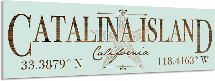 FP1654 - Catalina Island, CA Starfish Engraved Stick (Standard)