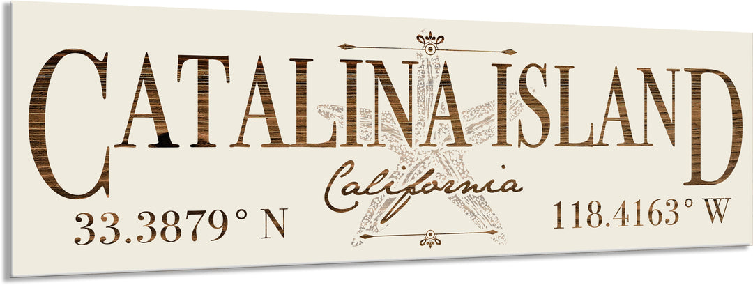 FP1654 - Catalina Island, CA Starfish Engraved Stick (Standard)
