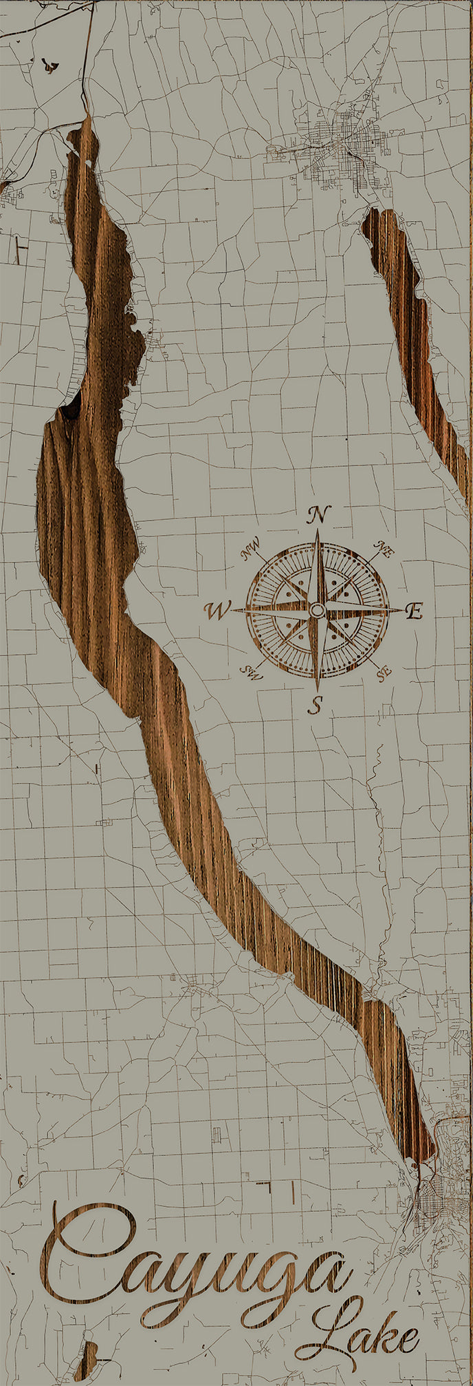 FP1496 - Cayuga Lake, NY Engraved Panoramic (Standard)