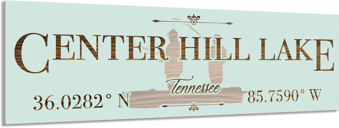 FP1589 - Center Hill Lake, TN Fishing Engraved Stick (Standard)