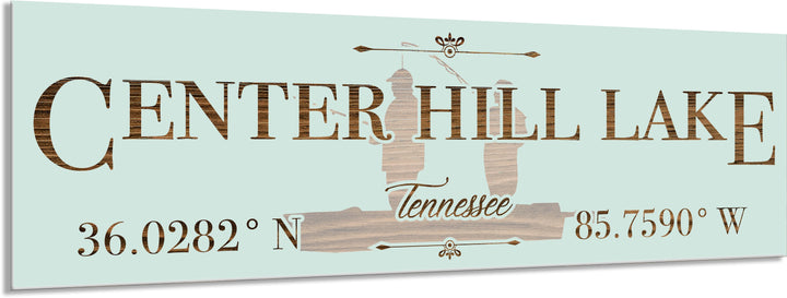 FP1589 - Center Hill Lake, TN Fishing Engraved Stick (Standard)
