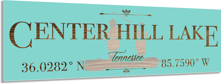 FP1589 - Center Hill Lake, TN Fishing Engraved Stick (Standard)