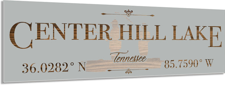FP1589 - Center Hill Lake, TN Fishing Engraved Stick (Standard)