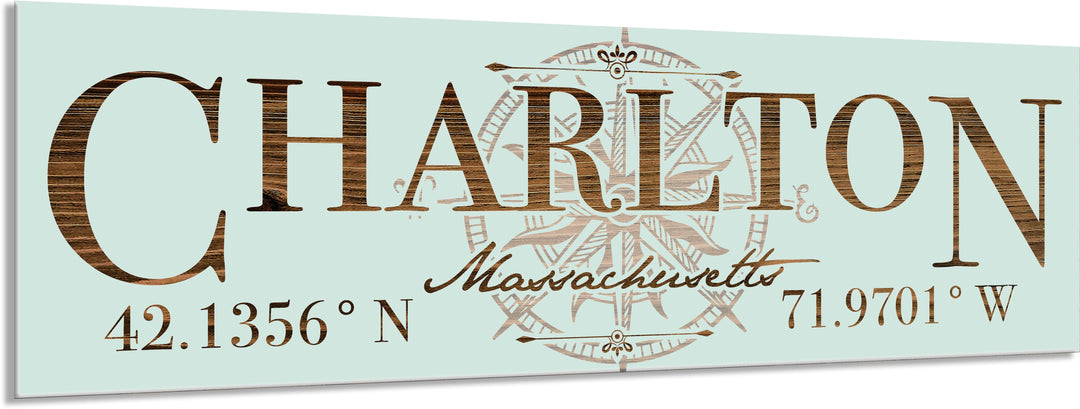 FP0805 - Charlton, MA Engraved Stick (Standard)