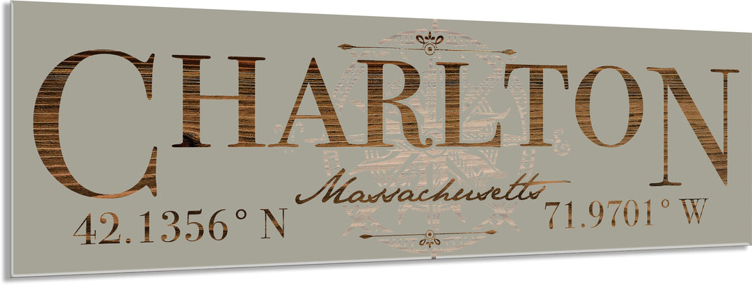 FP0805 - Charlton, MA Engraved Stick (Standard)