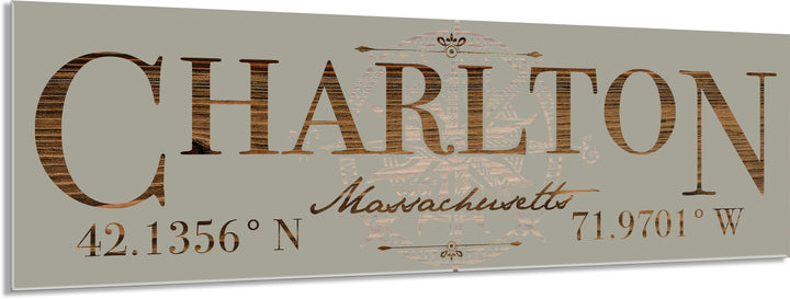 FP0805 - Charlton, MA Engraved Stick (Standard)