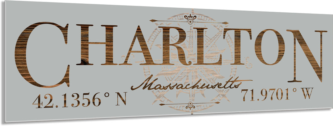 FP0805 - Charlton, MA Engraved Stick (Standard)