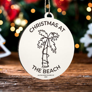 Christmas at the Beach Ornament