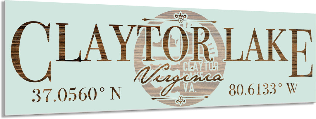Claytor Lake, VA Engraved Stick (Standard)