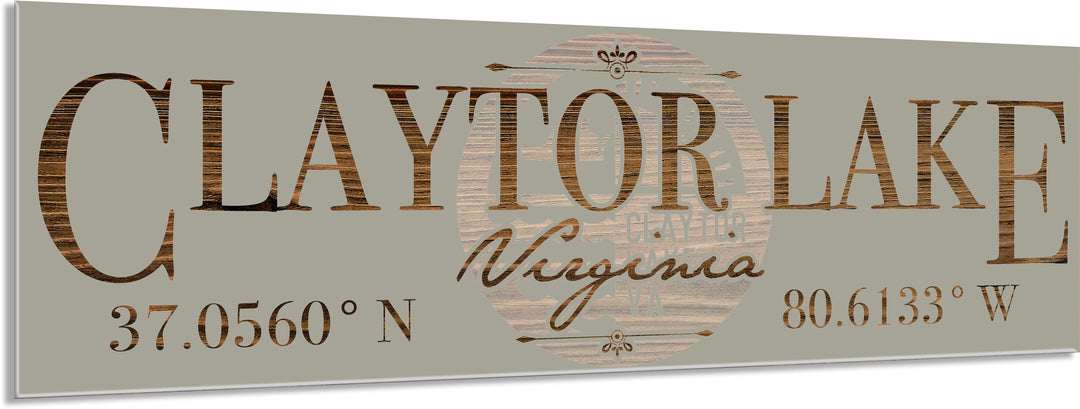 Claytor Lake, VA Engraved Stick (Standard)