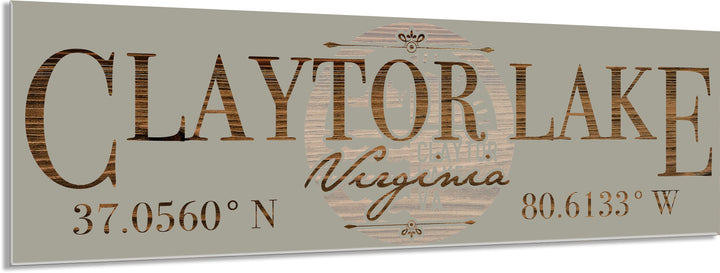 Claytor Lake, VA Engraved Stick (Standard)