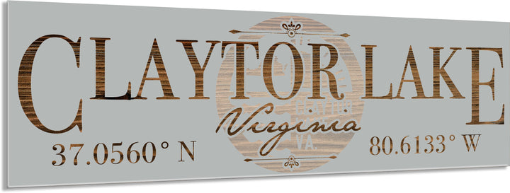 Claytor Lake, VA Engraved Stick (Standard)