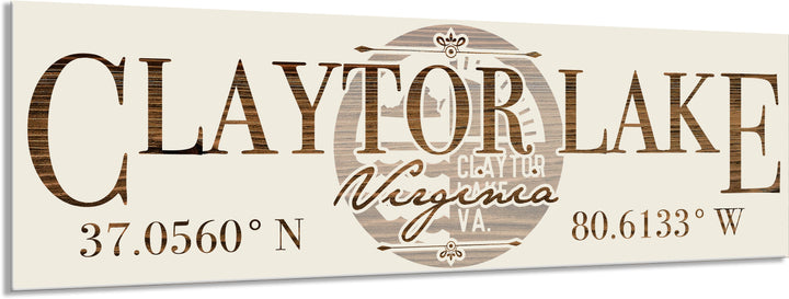 Claytor Lake, VA Engraved Stick (Standard)