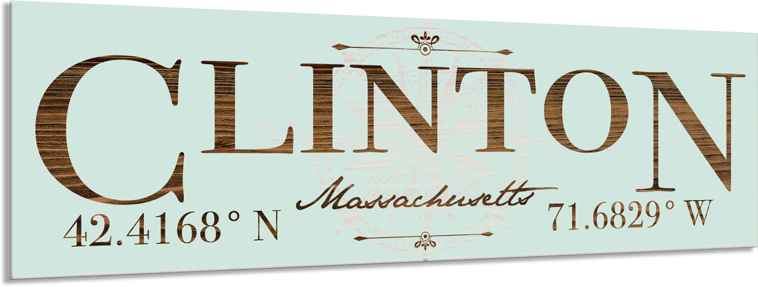 FP1039 - Clinton, MA Engraved Stick (Standard)