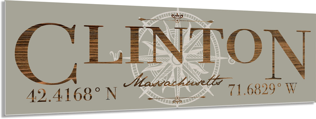 FP1039 - Clinton, MA Engraved Stick (Standard)