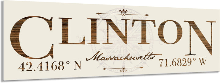 FP1039 - Clinton, MA Engraved Stick (Standard)